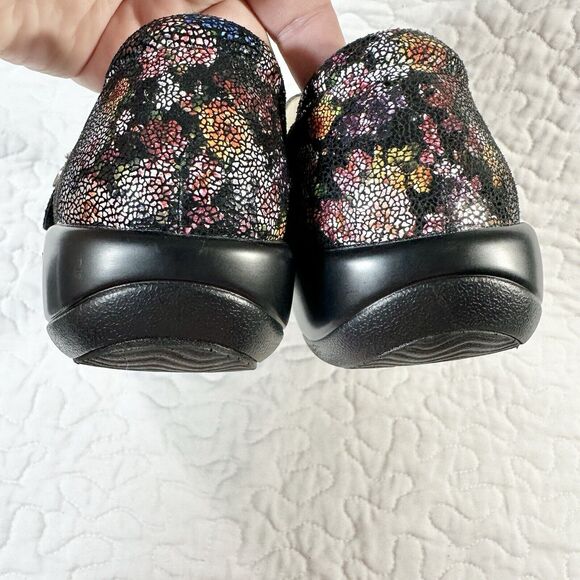 Alegria Kourtney Garland Mary Jane Multi Floral Leather Sparkle Size 36 USA 6.5 - Picture 5 of 9